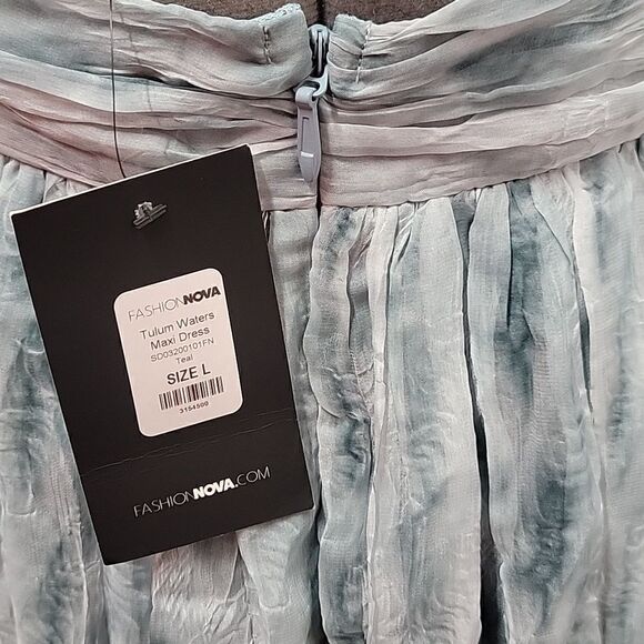 Fashion Nova Tulum Waters Maxi Dress - Picture 7 of 8